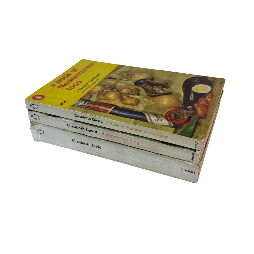 Elizabeth David Penguin Handbook Cookbooks  Mediterranean French Summer‎ Cooking
